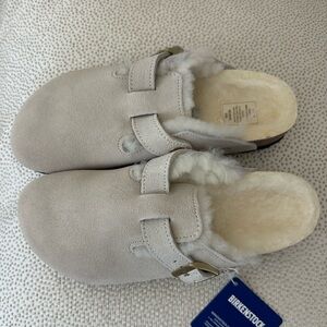 Birkenstock Shearling Clogs (NWT)